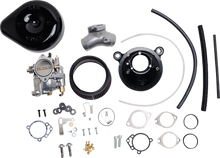 S&S CYCLE Super E Carburetor with Stealth Air Cleaner Kit - Gloss Black - Evolution Big Twin 110-0146