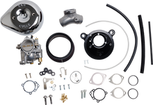 S&S CYCLE Super E Carburetor with Stealth Air Cleaner Kit - Chrome - Twin Cam 110-0151