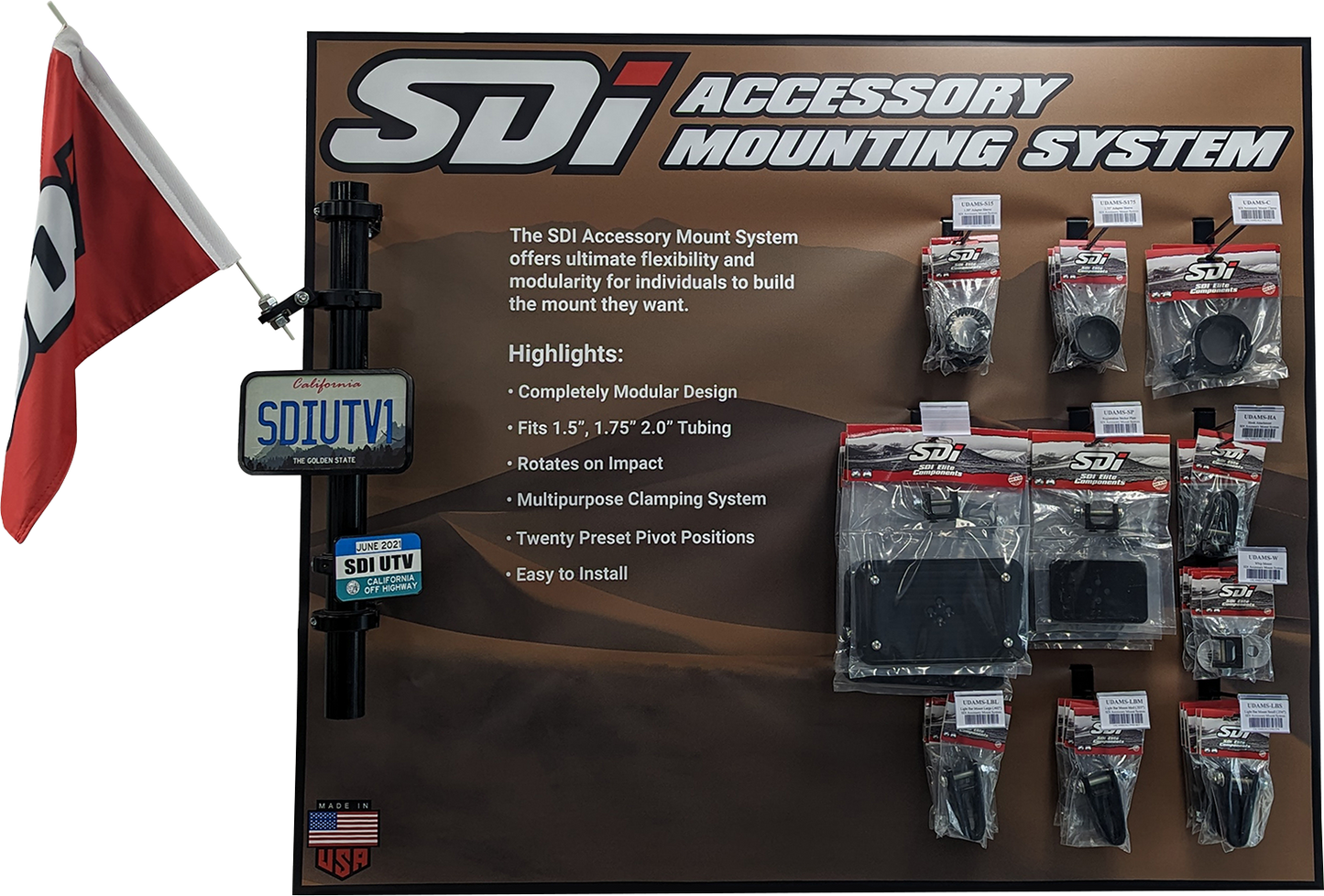 SDI Accessory Mounting Display SDU-MA-2372001