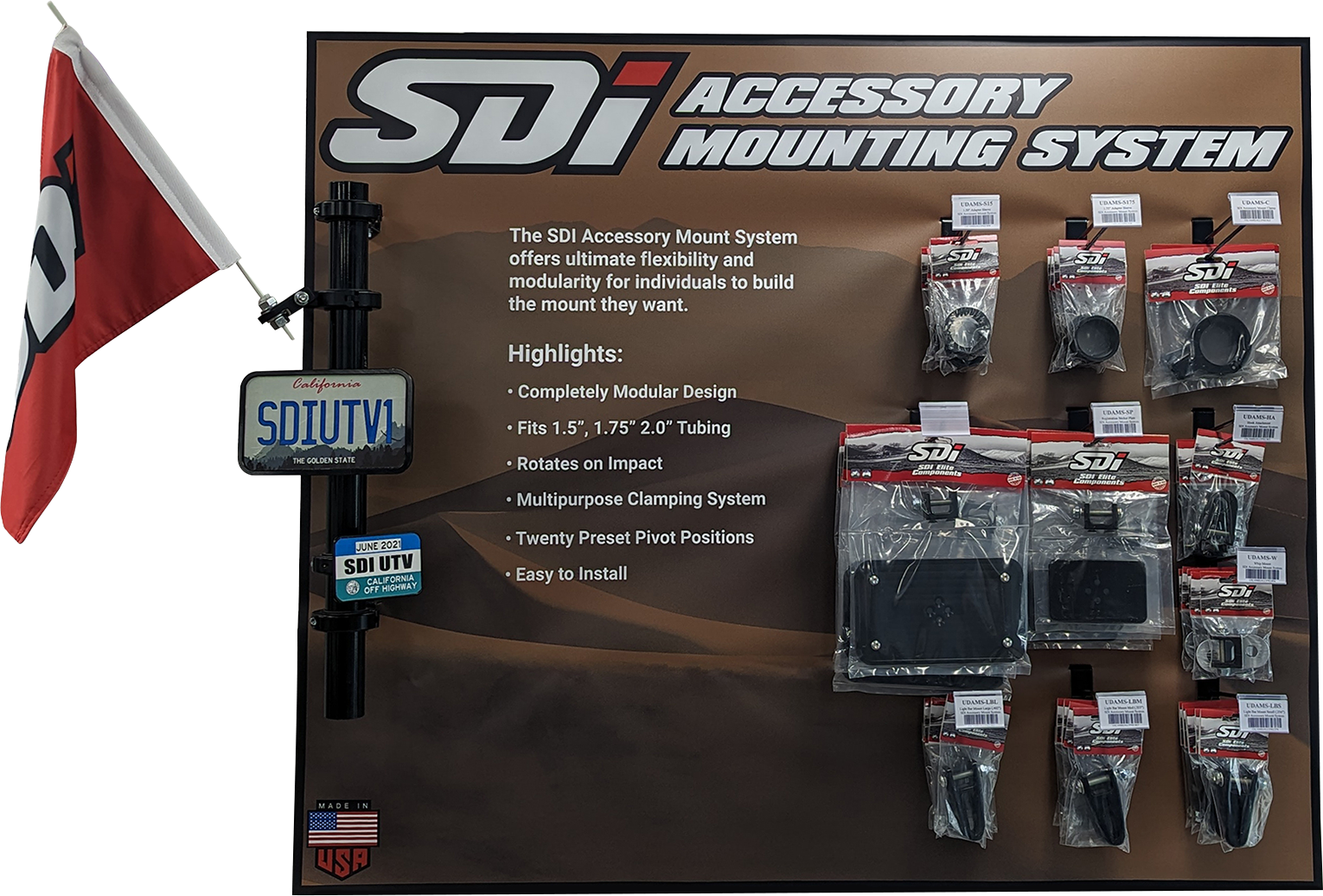 SDI Accessory Mounting Display SDU-MA-2372001