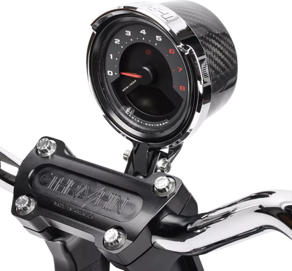 THRASHIN SUPPLY CO. Gauge Relocation Kit - Chrome TSC-2710-3