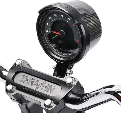 THRASHIN SUPPLY CO. Gauge Relocation Kit - Black TSC-2710-1