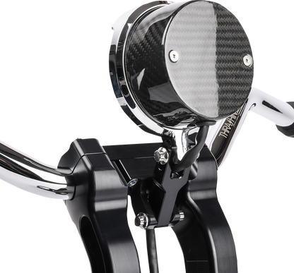 THRASHIN SUPPLY CO. Gauge Relocation Kit - Chrome TSC-2710-3