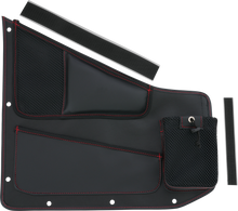 SHOW CHROME Kaliber Organizer - Driver - Black w/ Red Stitching H44-7DRED