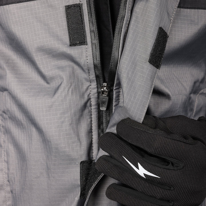 THRASHIN SUPPLY CO. Mission WP Rain Jacket - Black/Gray - 2XL TMJ-11-12