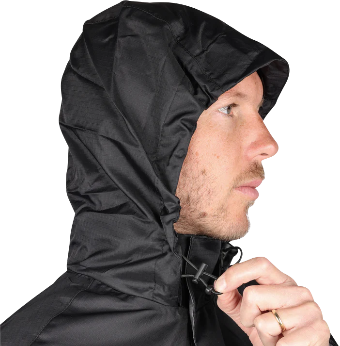 THRASHIN SUPPLY CO. Mission WP Rain Jacket - Black/Gray - XL TMJ-11-11