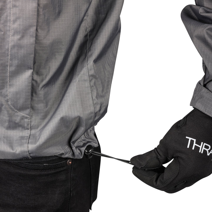 THRASHIN SUPPLY CO. Mission WP Rain Jacket - Black/Gray - 3XL TMJ-11-13