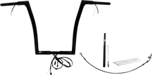 FAT BAGGERS INC. EZ Install Wired 1-1/4" Flat Top Handlebar Kit - 16" - Black 712916-B