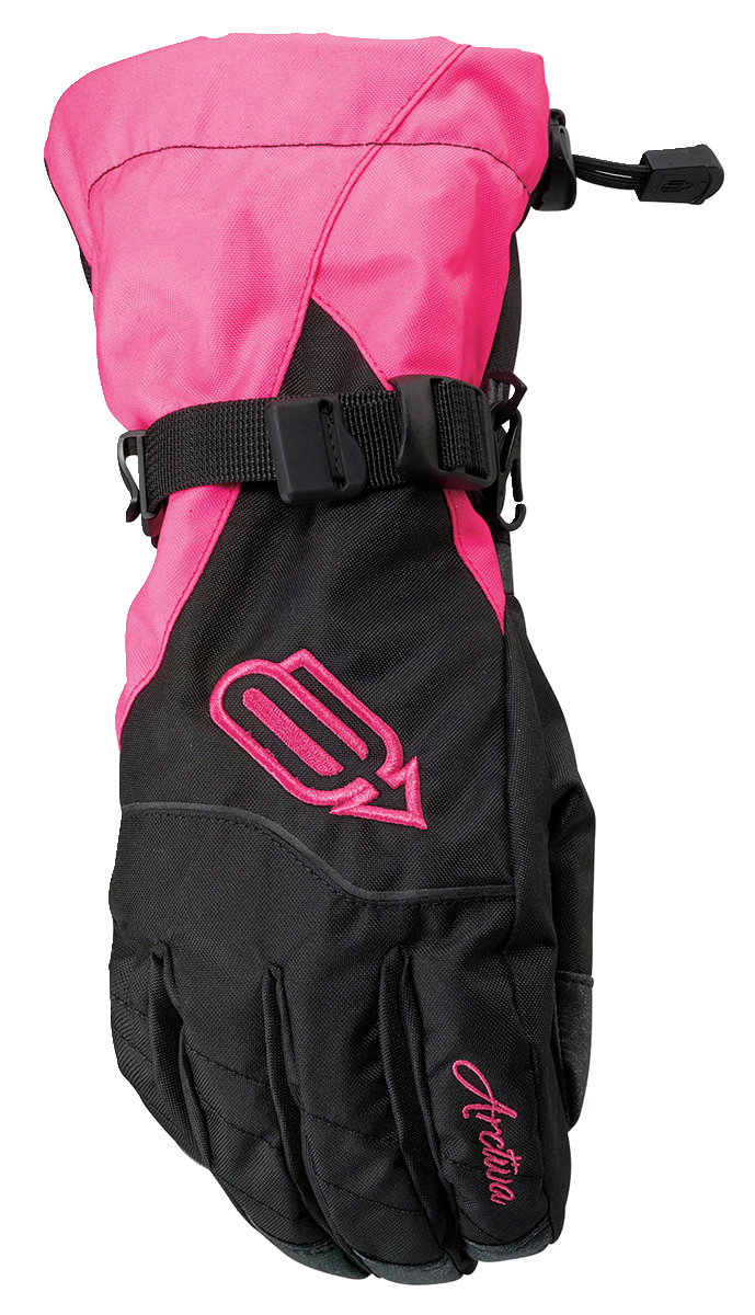 ARCTIVA Women's Pivot Classic Gloves - Black/Pink - XL 3341-0432