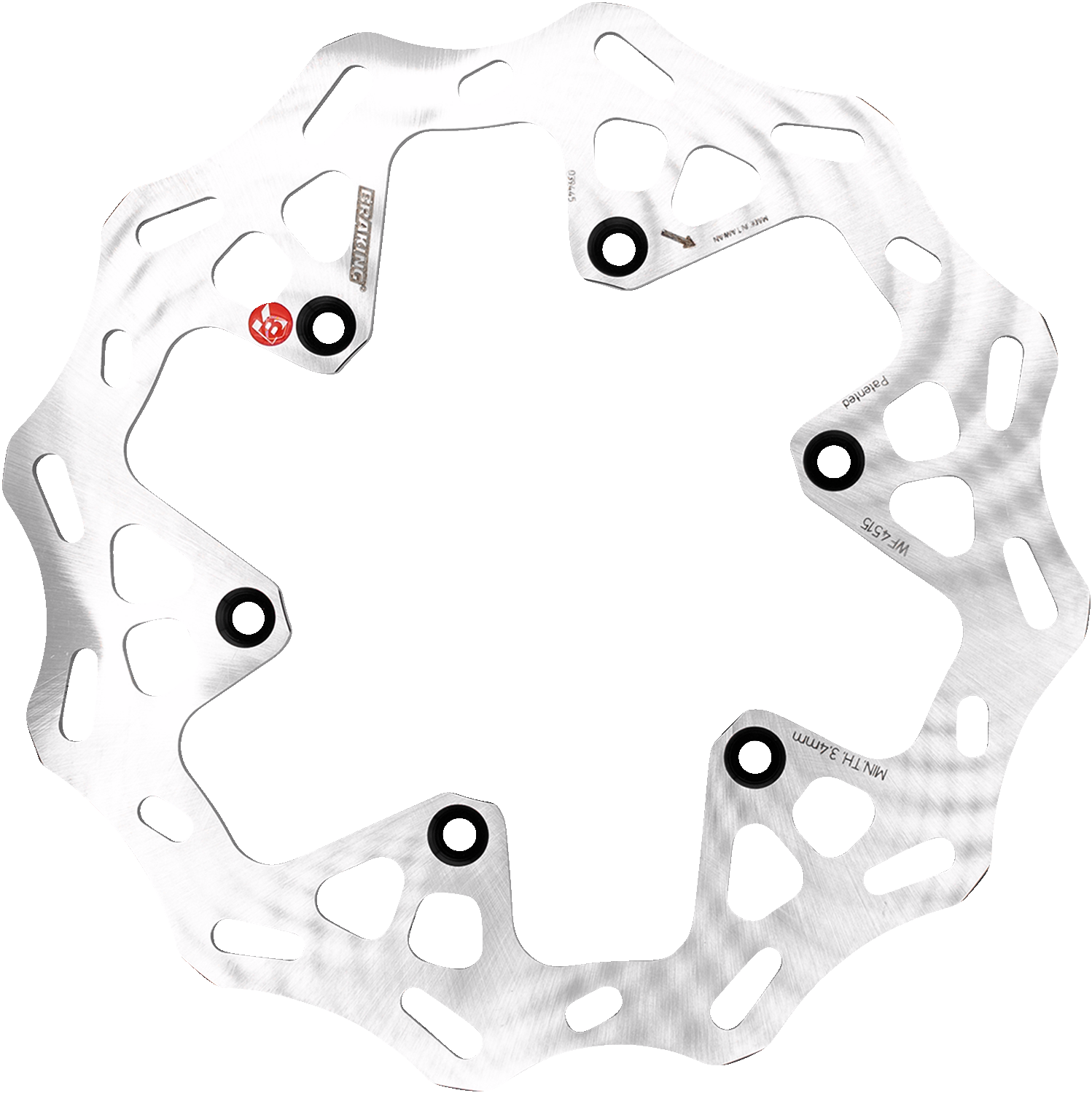 BRAKING Brake Rotor - Rear - Yamaha WF4515