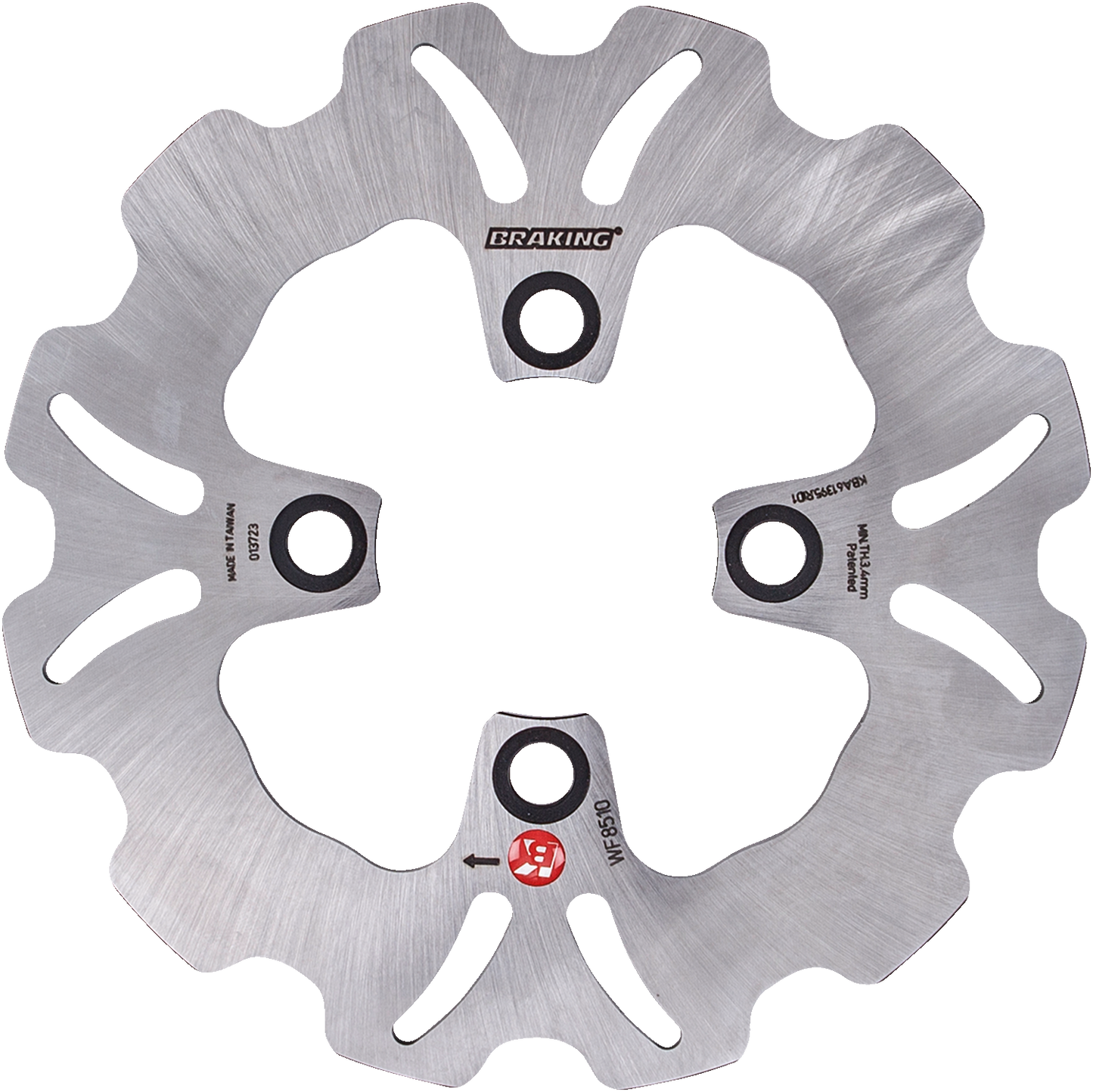 BRAKING Rear Fixed Rotor WF8510