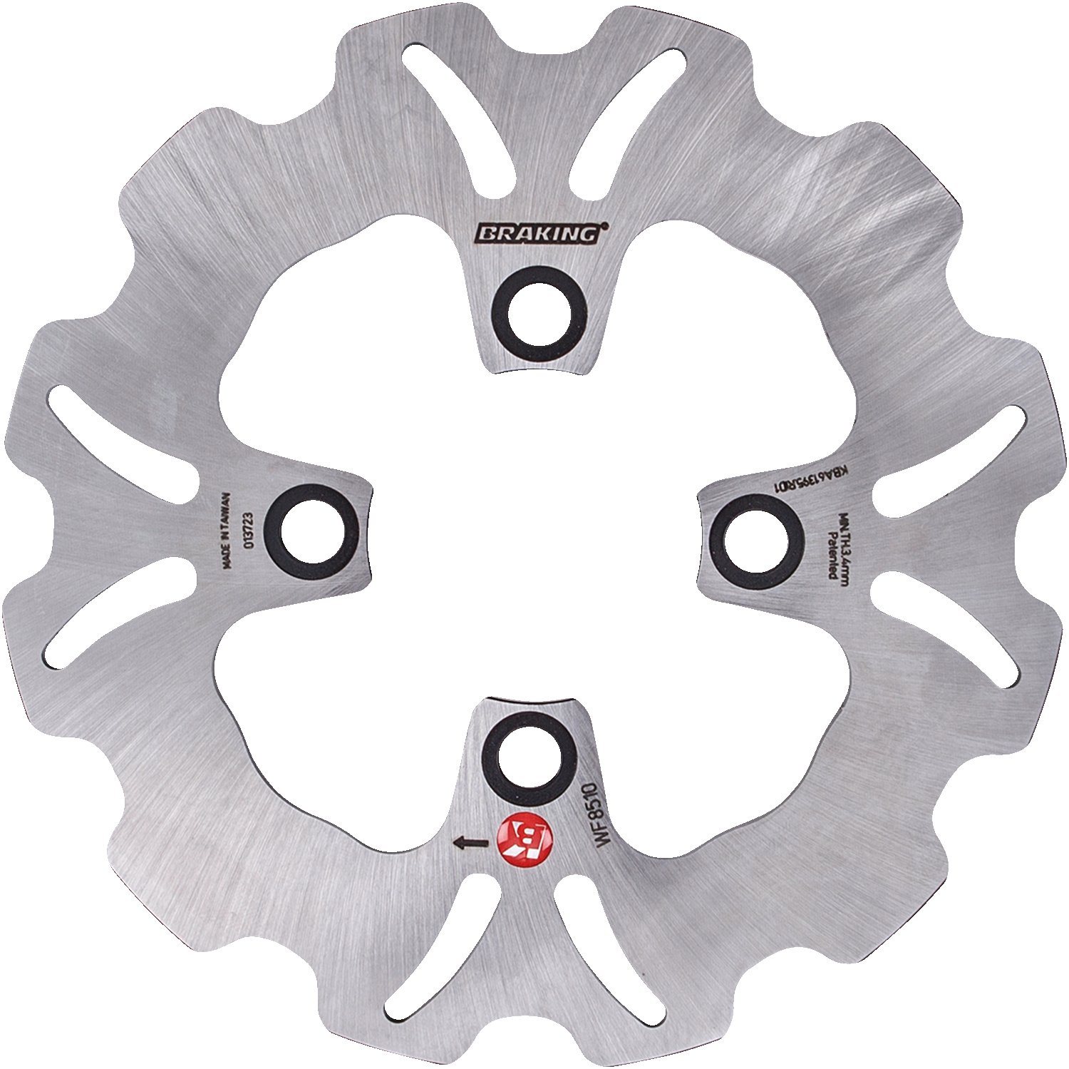 BRAKING Rear Fixed Rotor WF8510