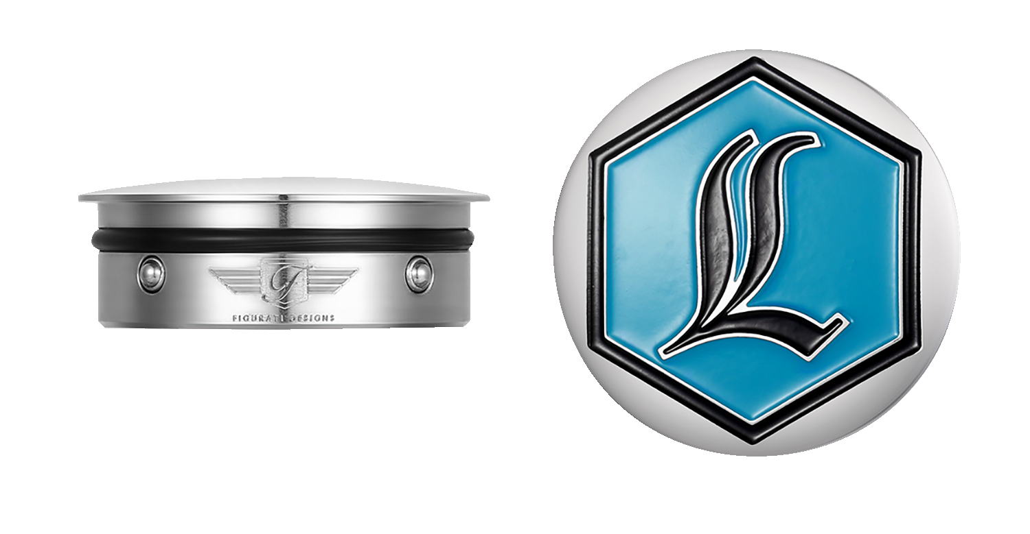 FIGURATI DESIGNS Swing Arm Covers - Silver FD02-LGD-SS