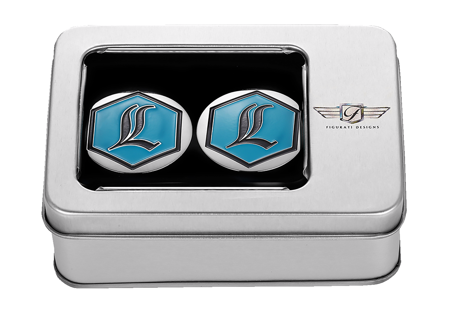 FIGURATI DESIGNS Swing Arm Covers - Silver FD02-LGD-SS