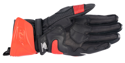 ALPINESTARS Honda GP Pro R3 Gloves - Black/Bright Red/Blue - Large 3556223-1317-L