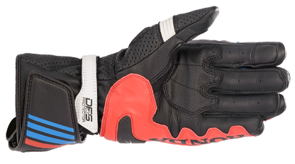 ALPINESTARS Honda GP Plus R v2 Gloves - Black/Bright Red/Blue - 3XL 3556321-1317-3X