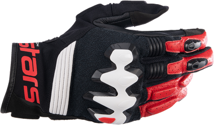 ALPINESTARS Halo Gloves - Black/White/Bright Red - Large 3504822-1304-L