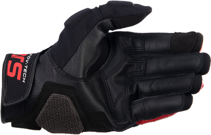 ALPINESTARS Halo Gloves - Black/White/Bright Red - Small 3504822-1304-S