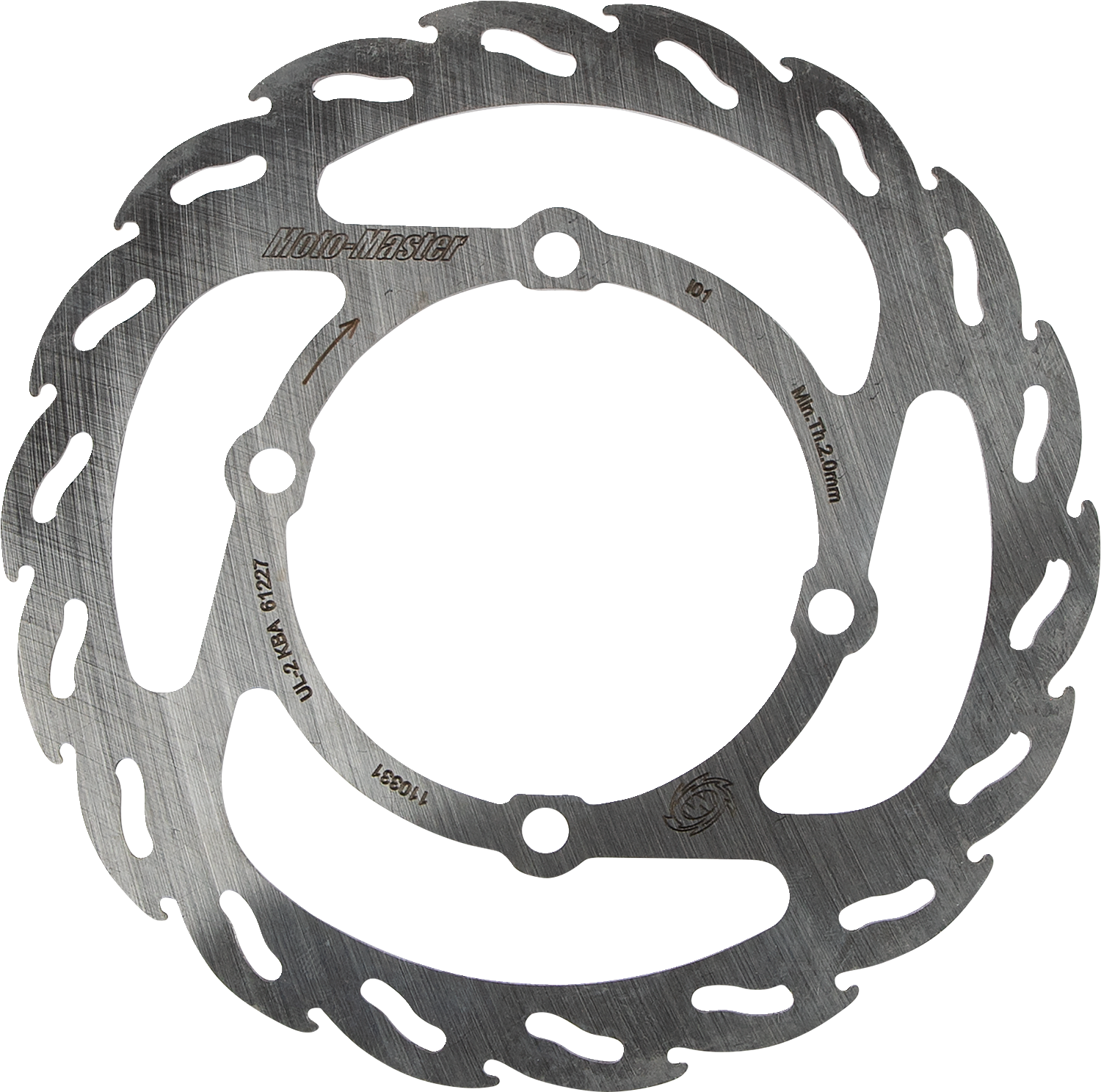 MOTO-MASTER Brake Rotor - Front/Rear - Flame 110331-PU