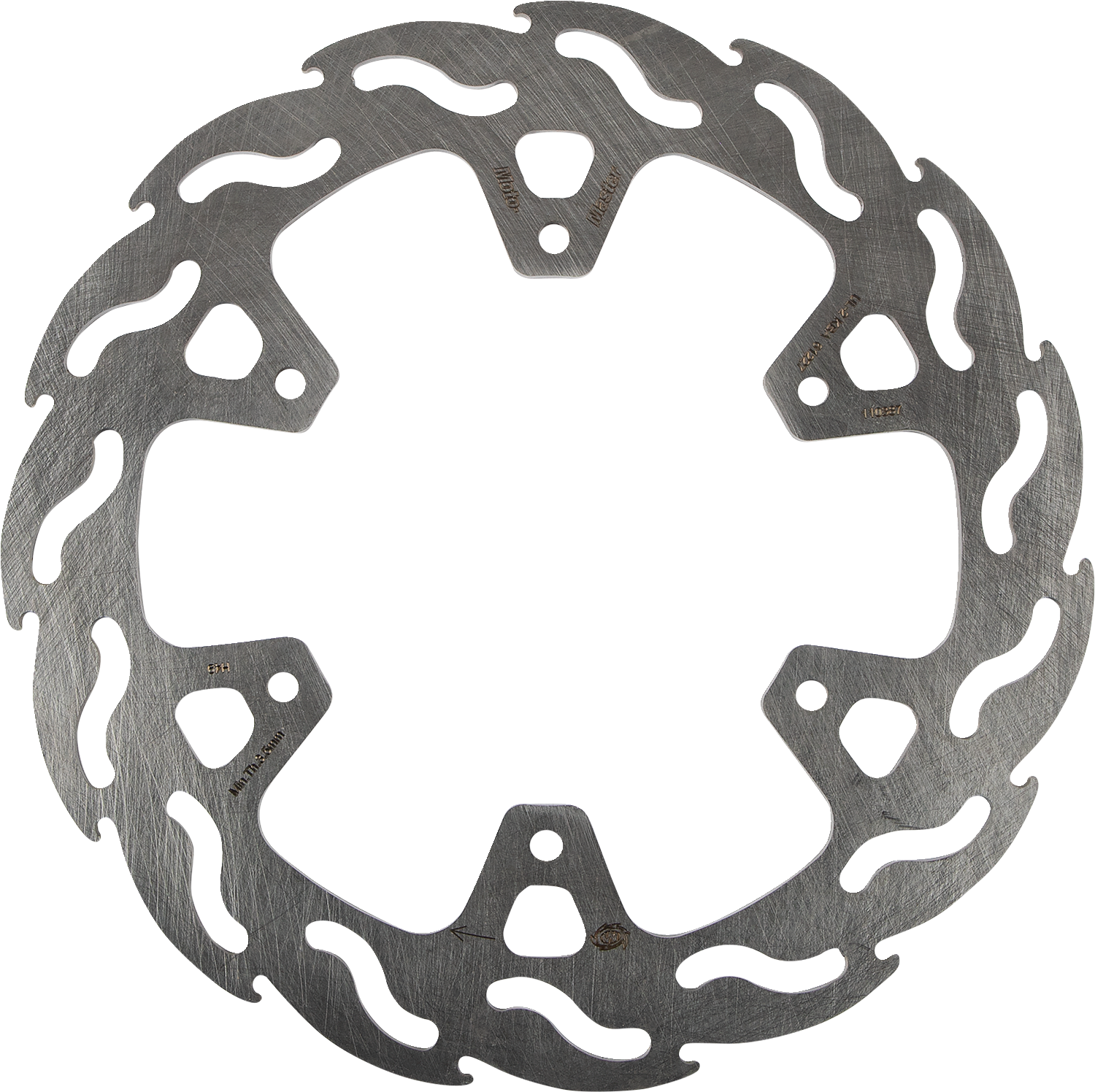MOTO-MASTER Brake Rotor - Rear - Flame 110387-PU