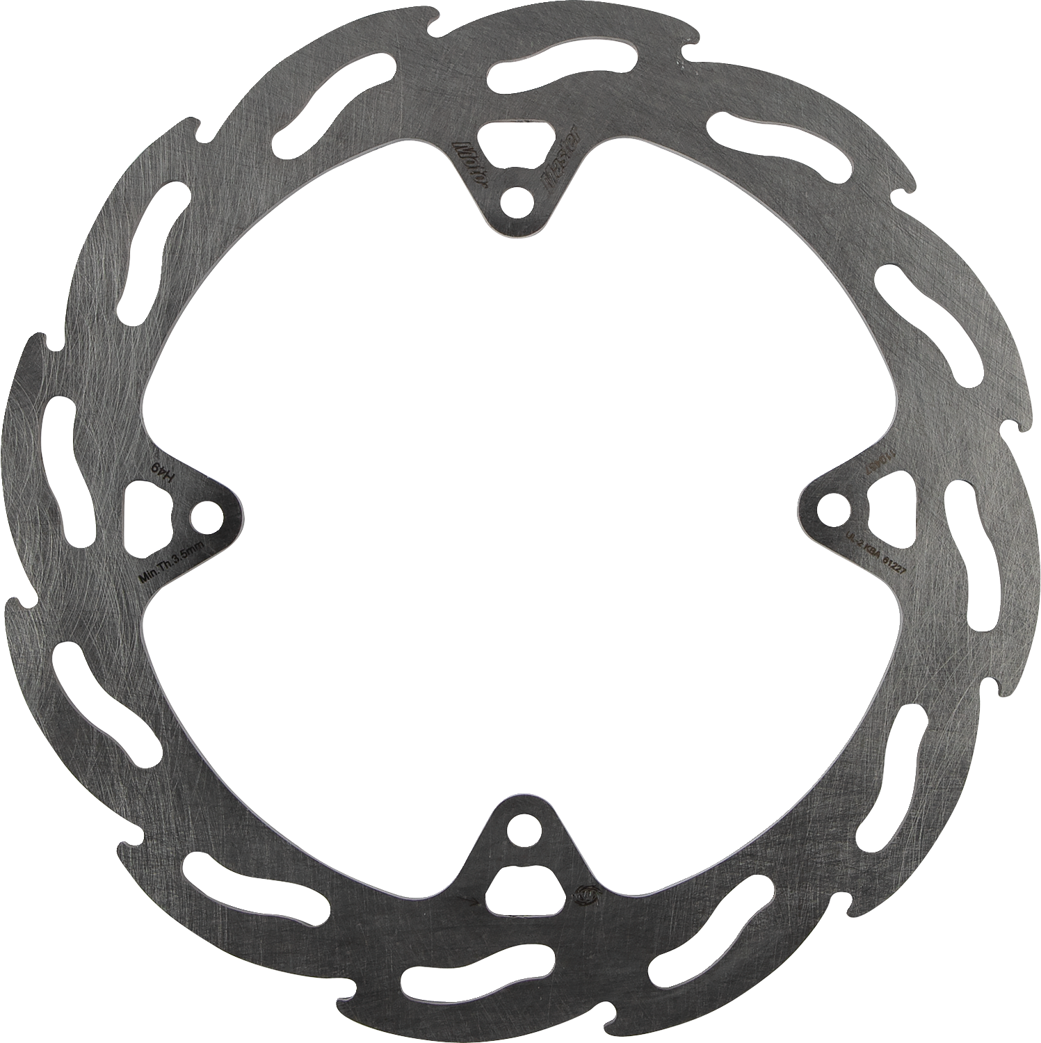 MOTO-MASTER Brake Rotor - Rear - Flame 110437-PU