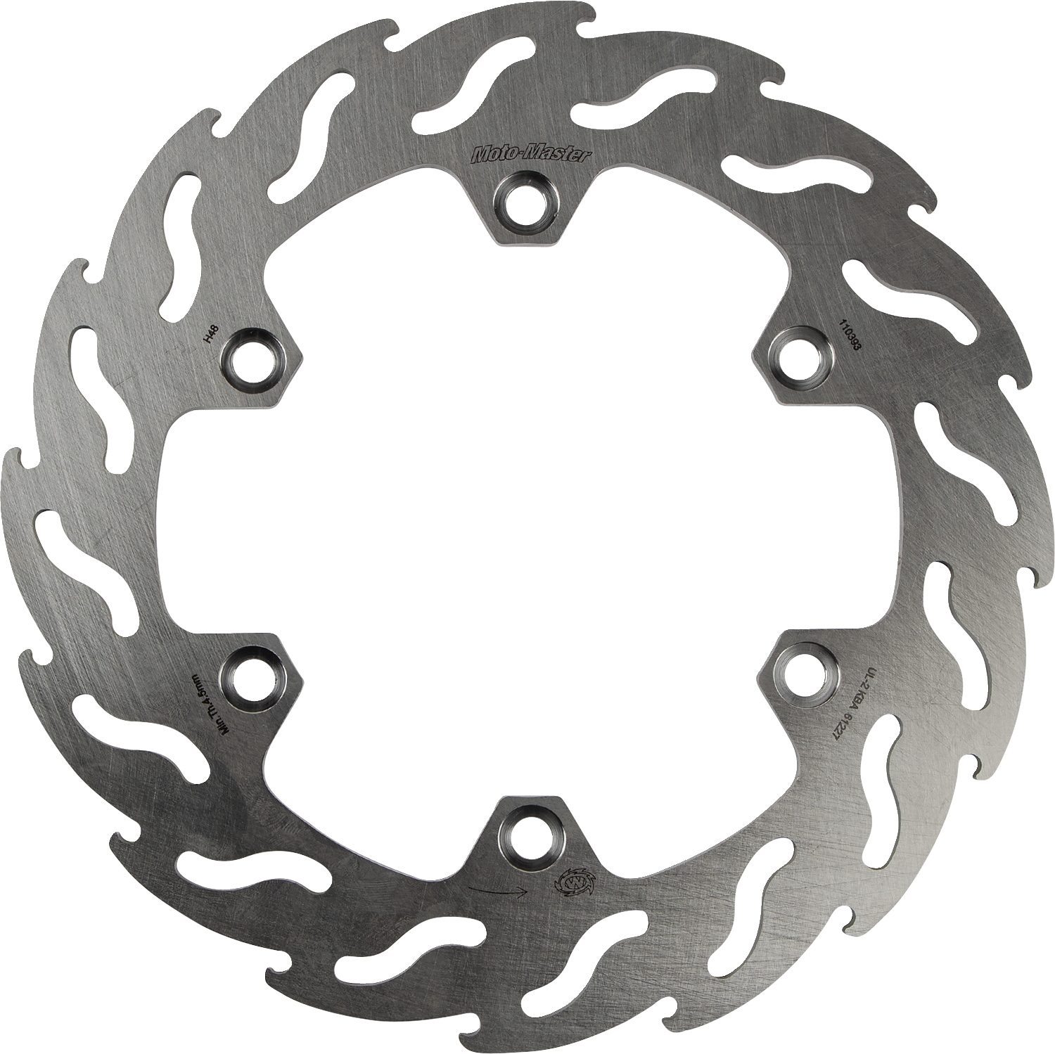 MOTO-MASTER Brake Rotor - Front - Flame 110393-PU