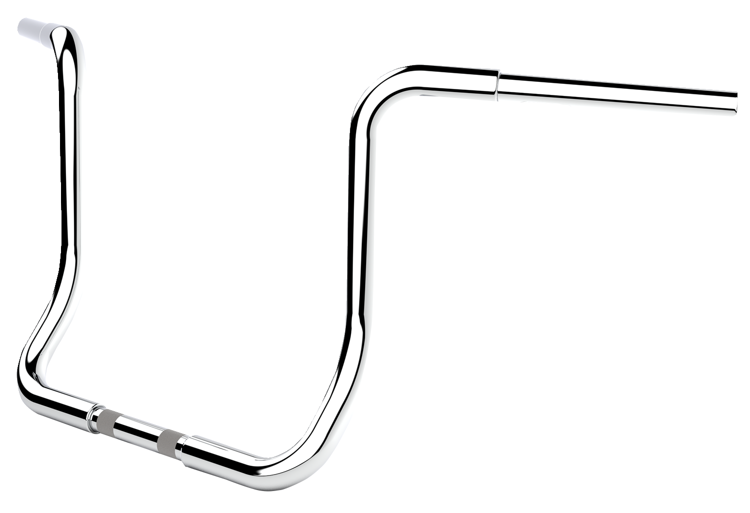 LA CHOPPERS Handlebar - Twin Round - 14" - Chrome LA-7325-14C