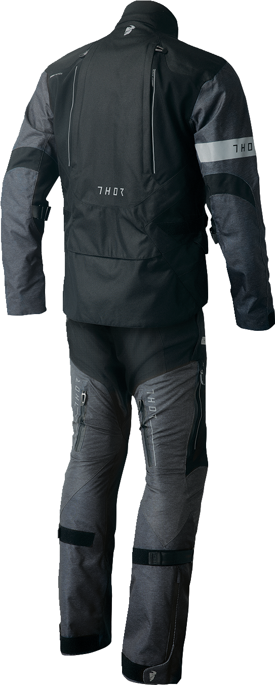 THOR Range Jersey - Black/Heather Gray - 2XL 2910-7480
