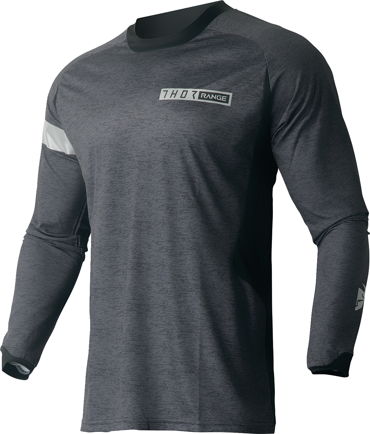 THOR Range Jersey - Black/Heather Gray - Small 2910-7476
