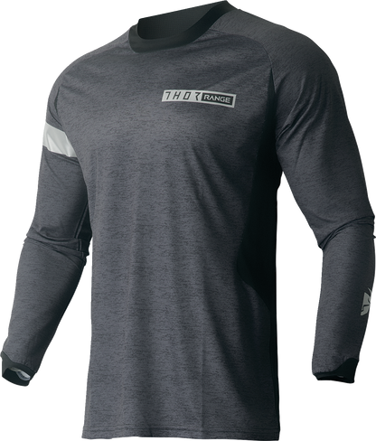 THOR Range Jersey - Black/Heather Gray - Small 2910-7476