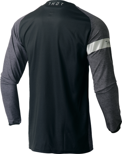 THOR Range Jersey - Black/Heather Gray - Large 2910-7478