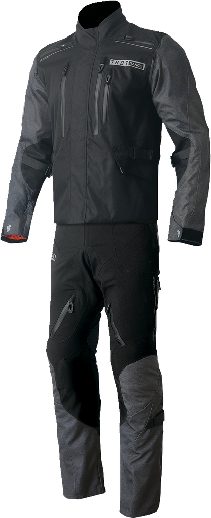 THOR Range Jersey - Black/Heather Gray - Small 2910-7476