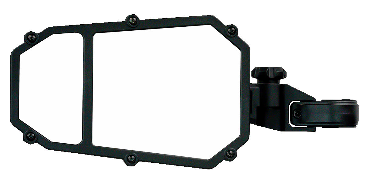 MOOSE OFFROAD Mirror - Side View - Octagon - Black MUTVMIR-ES2-CCS