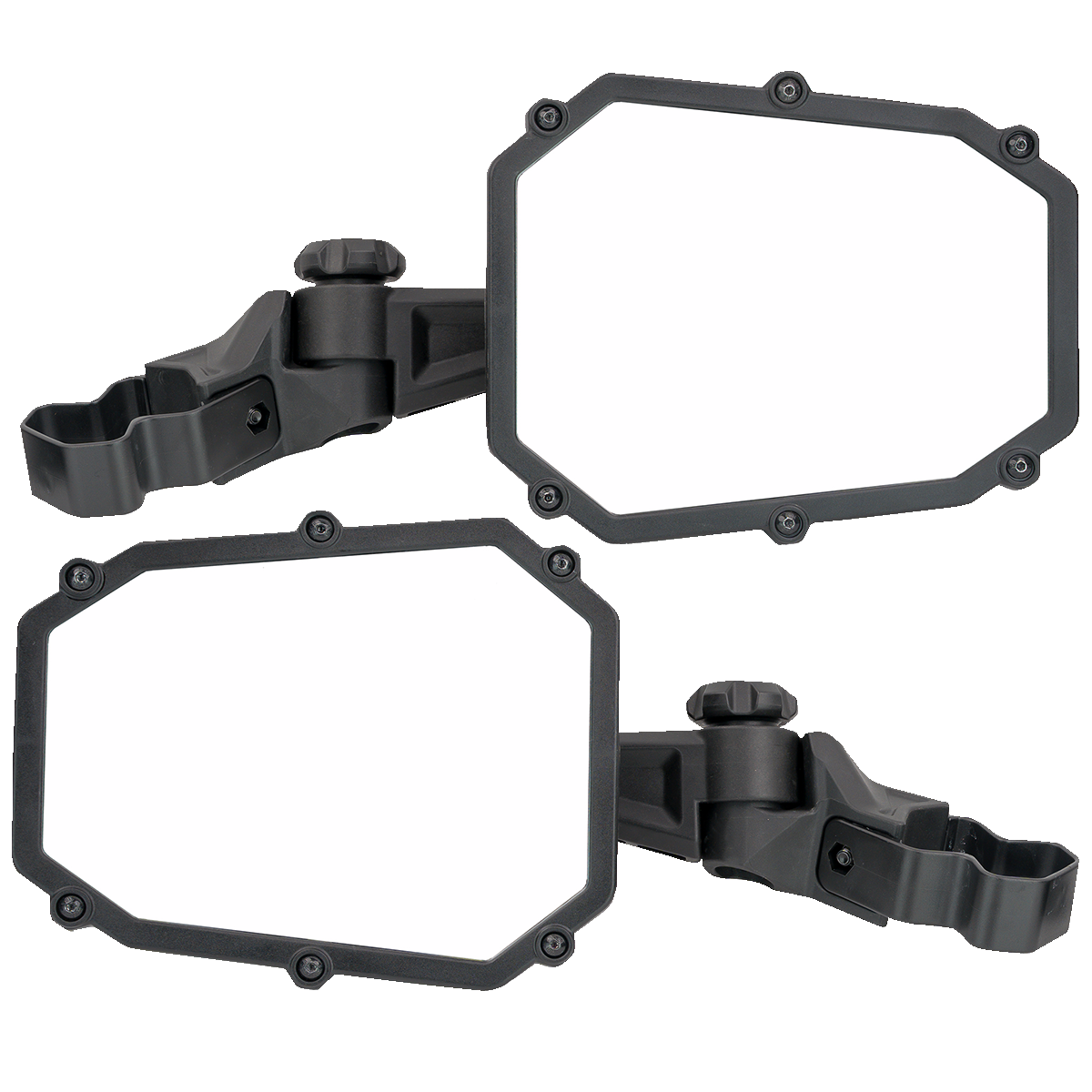 MOOSE OFFROAD Mirror - Elite - Side View - Octagon - Black MEMIRKIT-ES1CCS