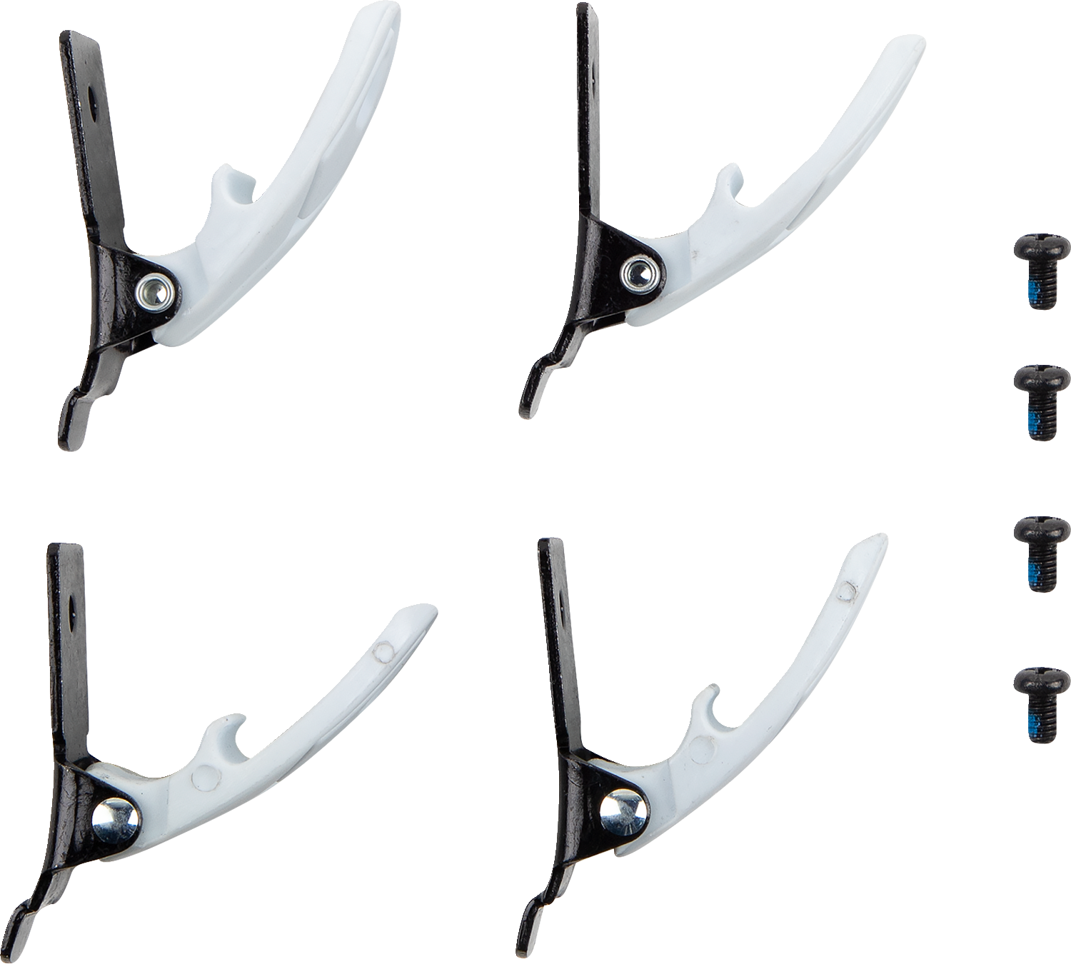 MOOSE OFFROAD Qualifier Boot Buckle Kit - White 3430-1007