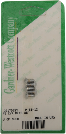 GARDNER-WESTCOTT Bolt Kit - Point Cover - Socket-Head - Twin Cam P-88-12