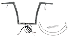FAT BAGGERS INC. EZ Install Wired 1-1/4" Flat Top Handlebar Kit - 14" - Chrome 702914