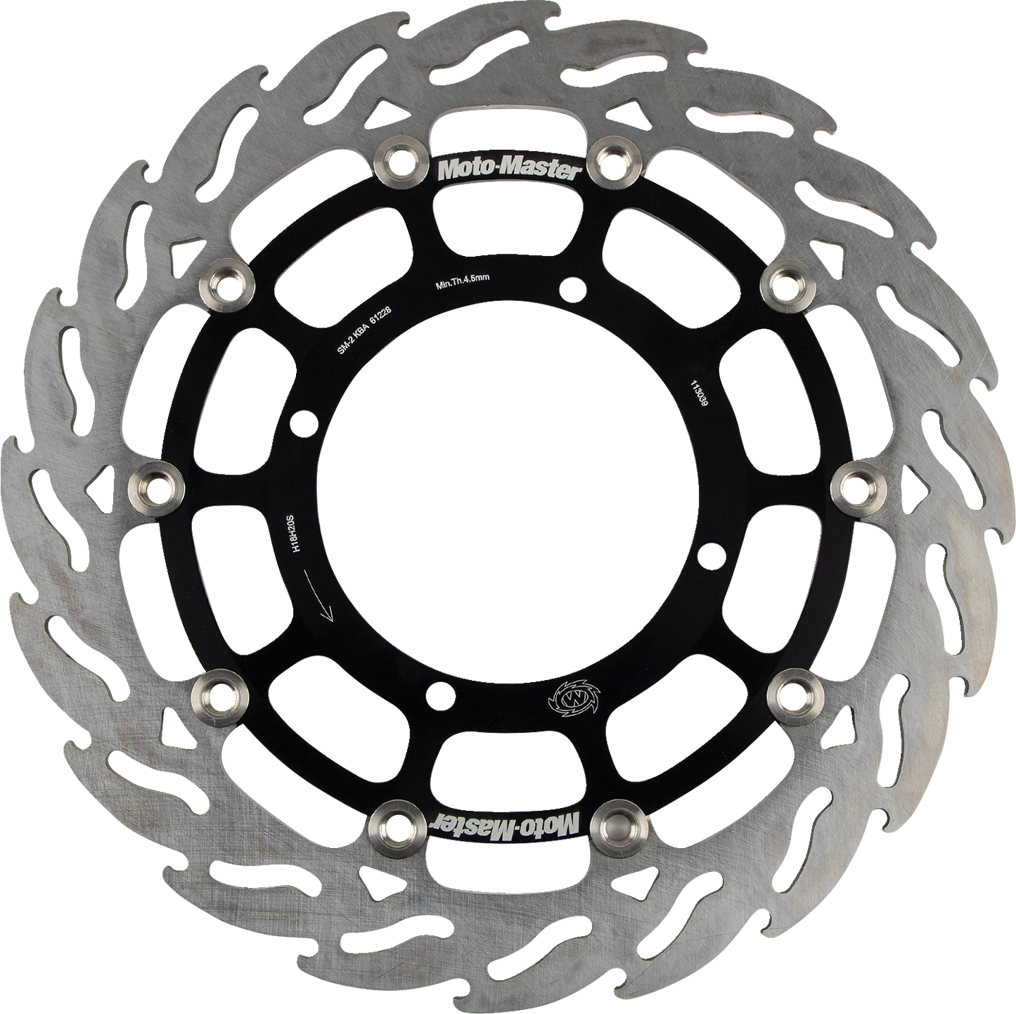 MOTO-MASTER Brake Rotor - Front - Flame 113039-PU