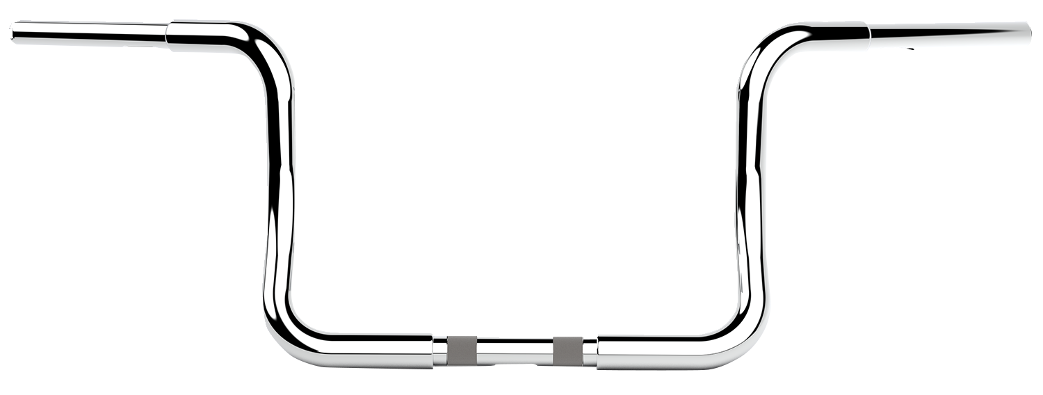 LA CHOPPERS Handlebar - Twin Round - 10" - Chrome LA-7325-10C