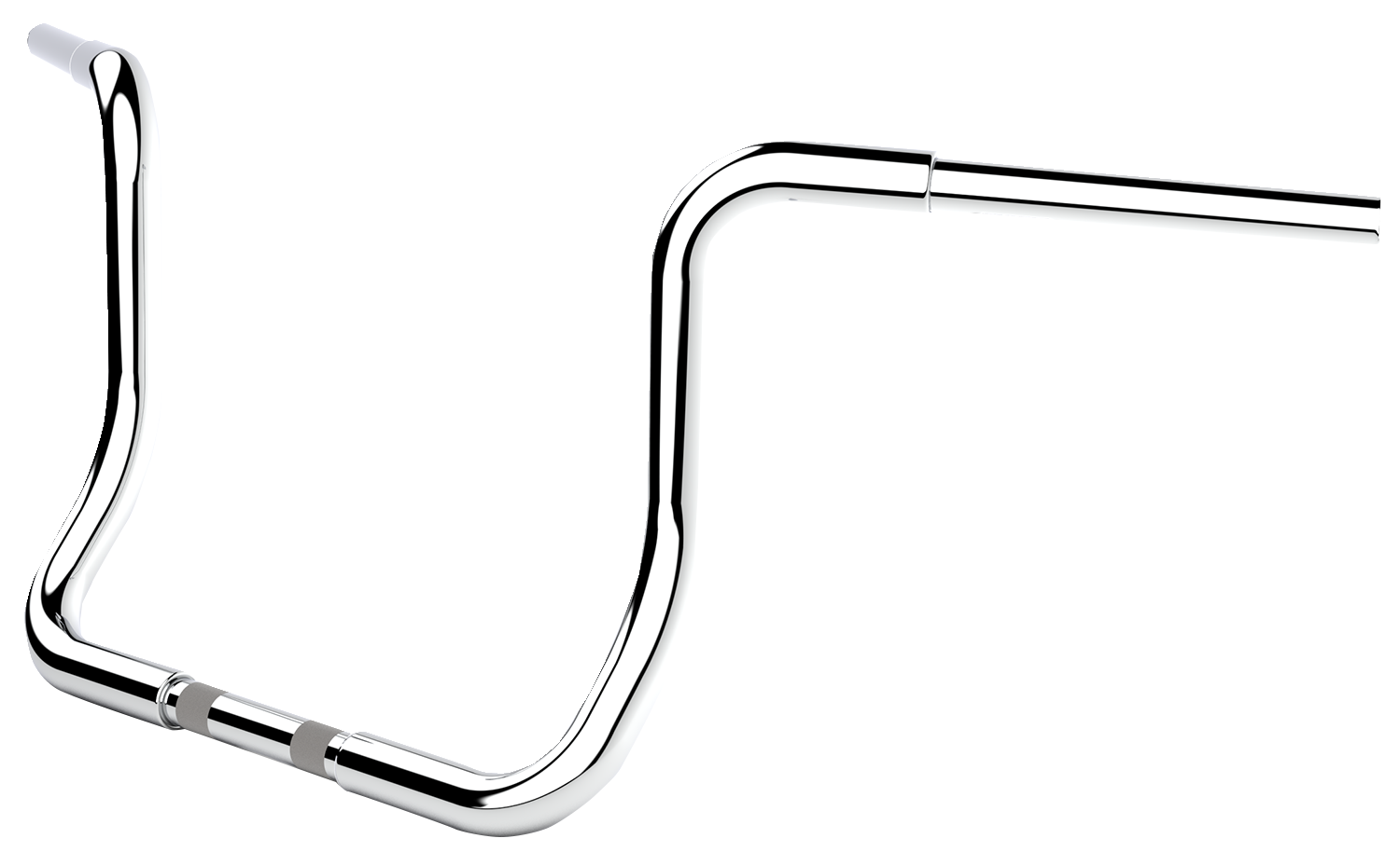 LA CHOPPERS Handlebar - Twin Round - 12" - Chrome LA-7325-12C