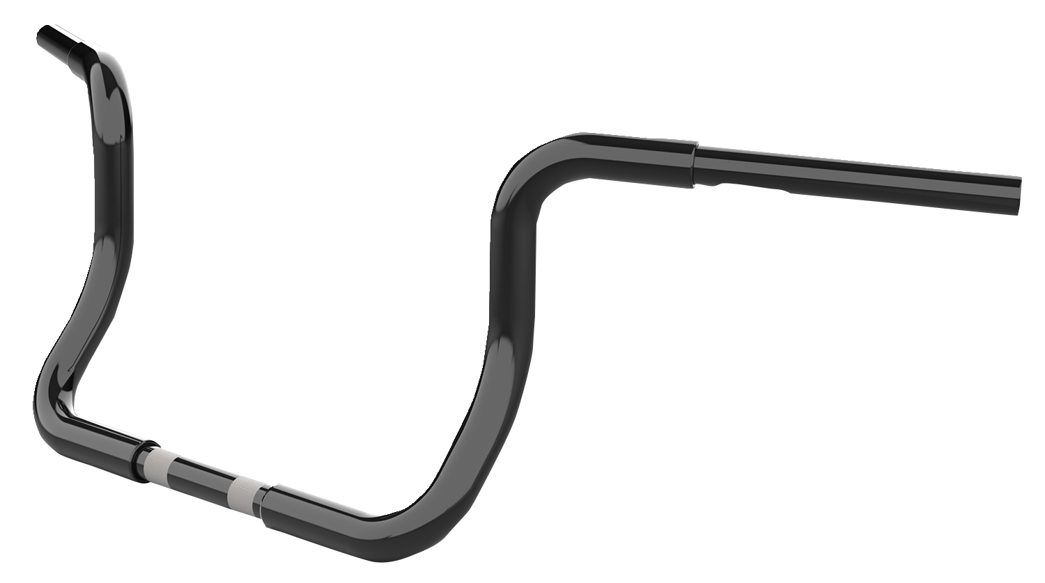 LA CHOPPERS Handlebar - Twin Round - 10" - Black LA-7325-10B