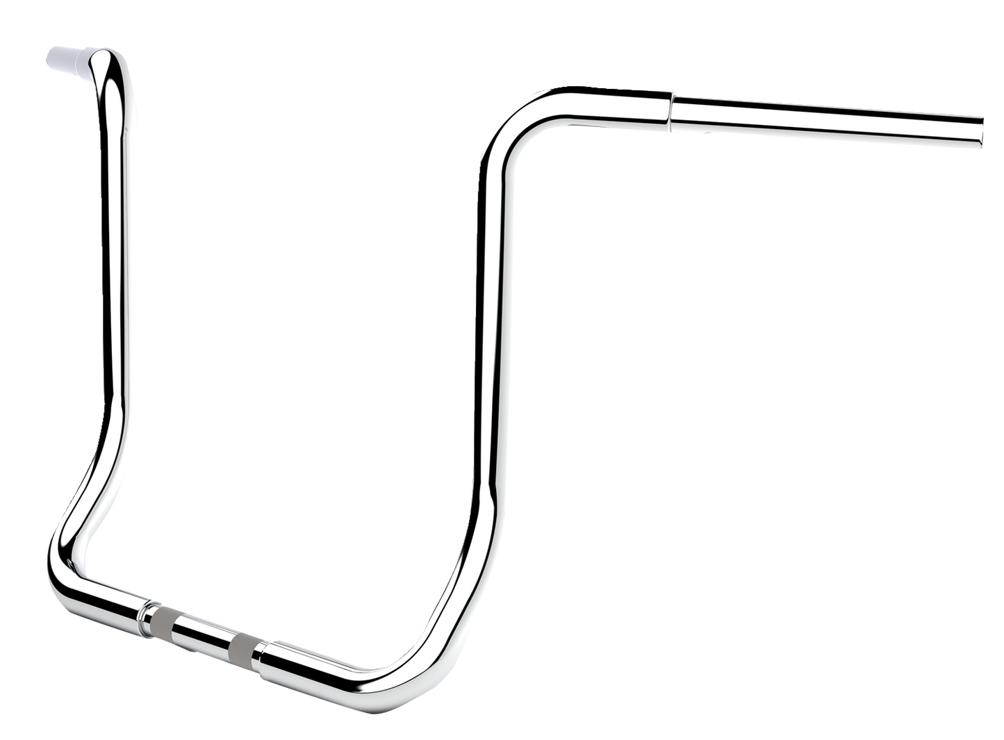 LA CHOPPERS Handlebar - Twin Round - 16" - Chrome LA-7325-16C
