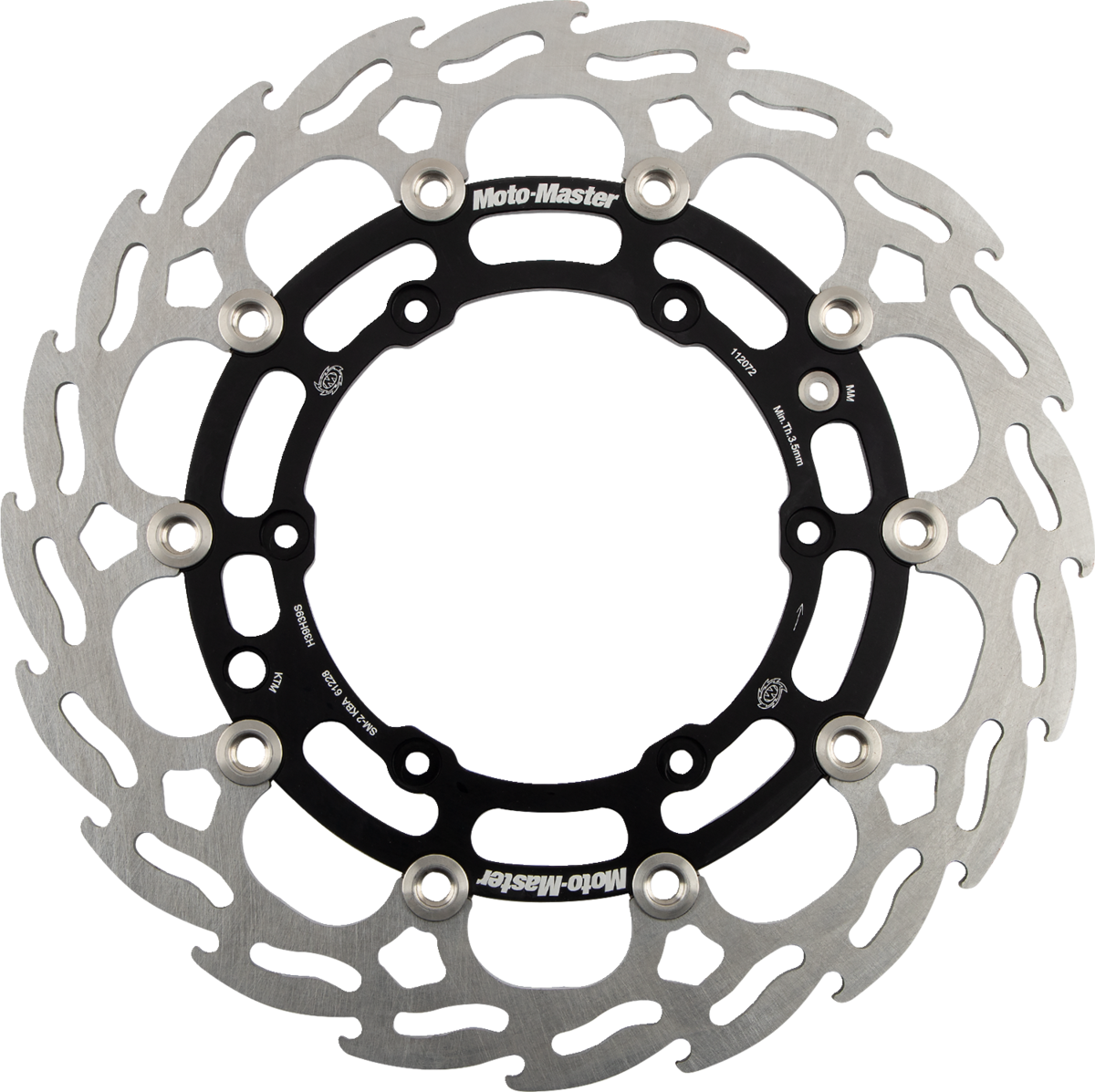 MOTO-MASTER Brake Rotor - Front - Flame Rally/Dakar 112072-PU