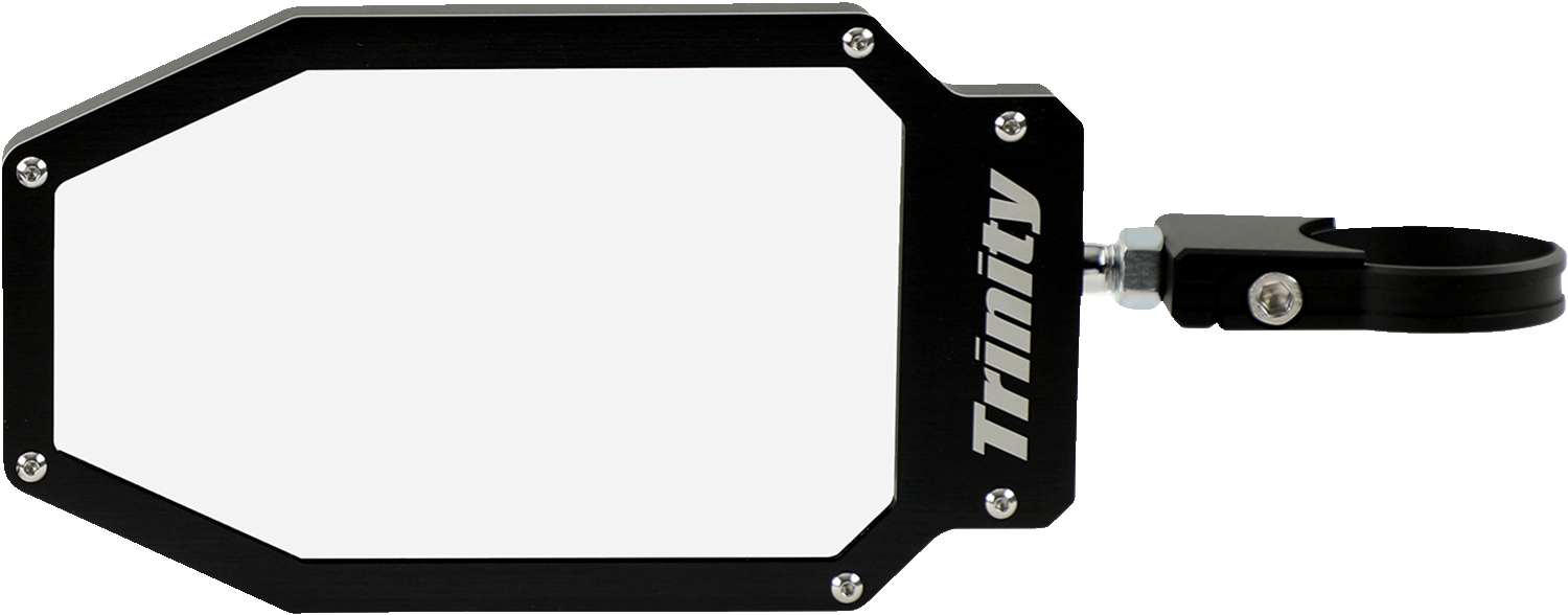 TRINITY RACING Mirror - Apex - Side View - Rectangle - Black TR-M1000-01