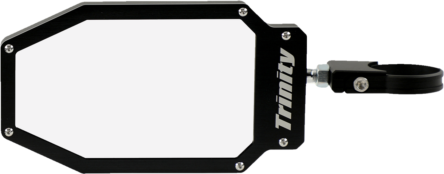 TRINITY RACING Mirror - Apex - Side View - Rectangle - Black TR-M1000-03