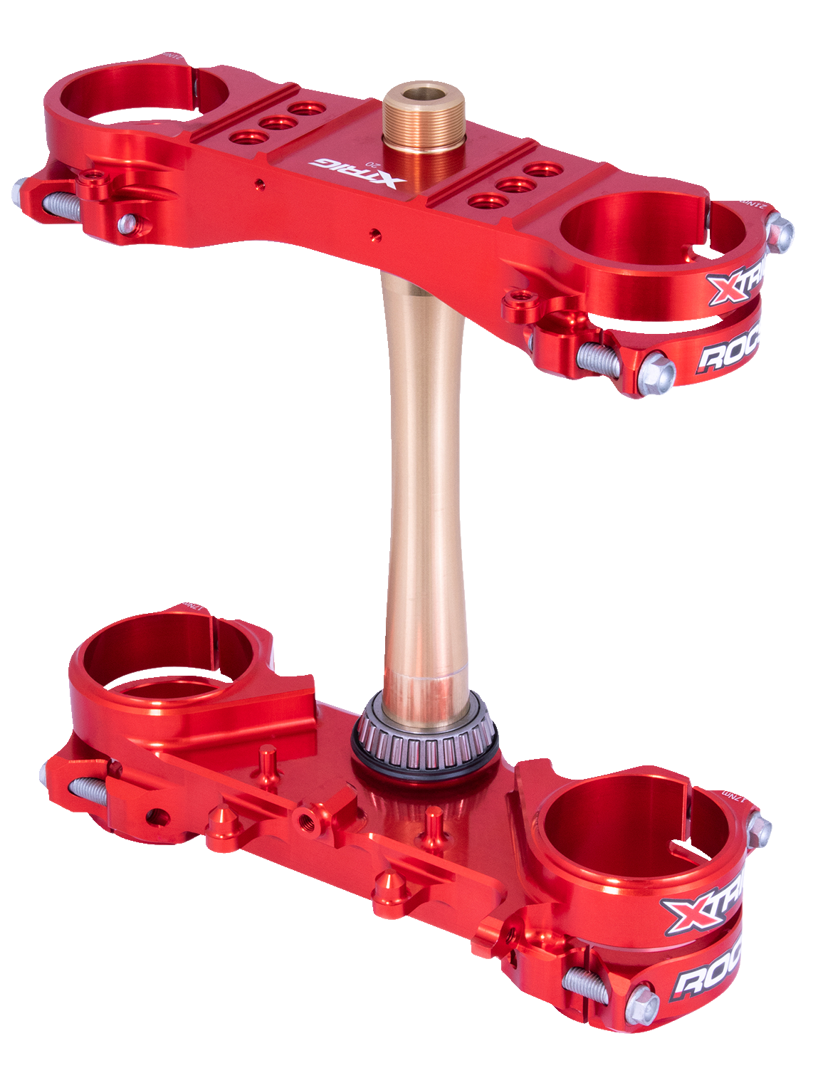 XTRIG Triple Clamp - 22 mm - Red 501330101201