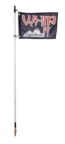 WHIPITLIGHTRODS 5' Light Rod Whip - Chase - White SB-CHSBTR-251