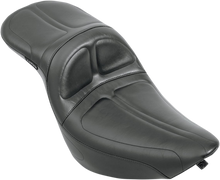 LE PERA Maverick Daddy Long Legs Seat - Black - Stitched - FLHR '02-'07 LH-957RKDL