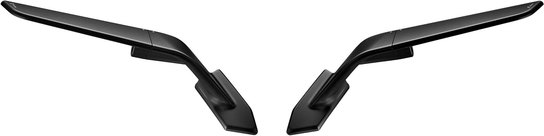 Stealth Sport Mirror Black Pair Bmw