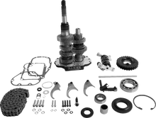 BAKER DRIVETRAIN Direct Drive Gear Set - 6-Speed - Black - '98-'00 Touring/FXR DD6-411S-03